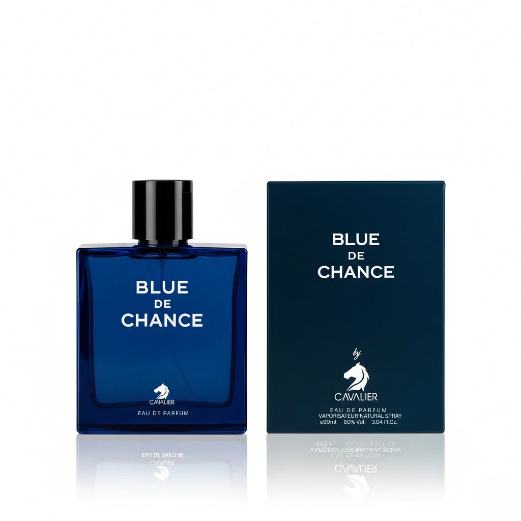 Blue De Chance EDP 90ml – Woody Aromatic Men's Fragrance | Citrus, Sandalwood & Incense | Long-Lasting