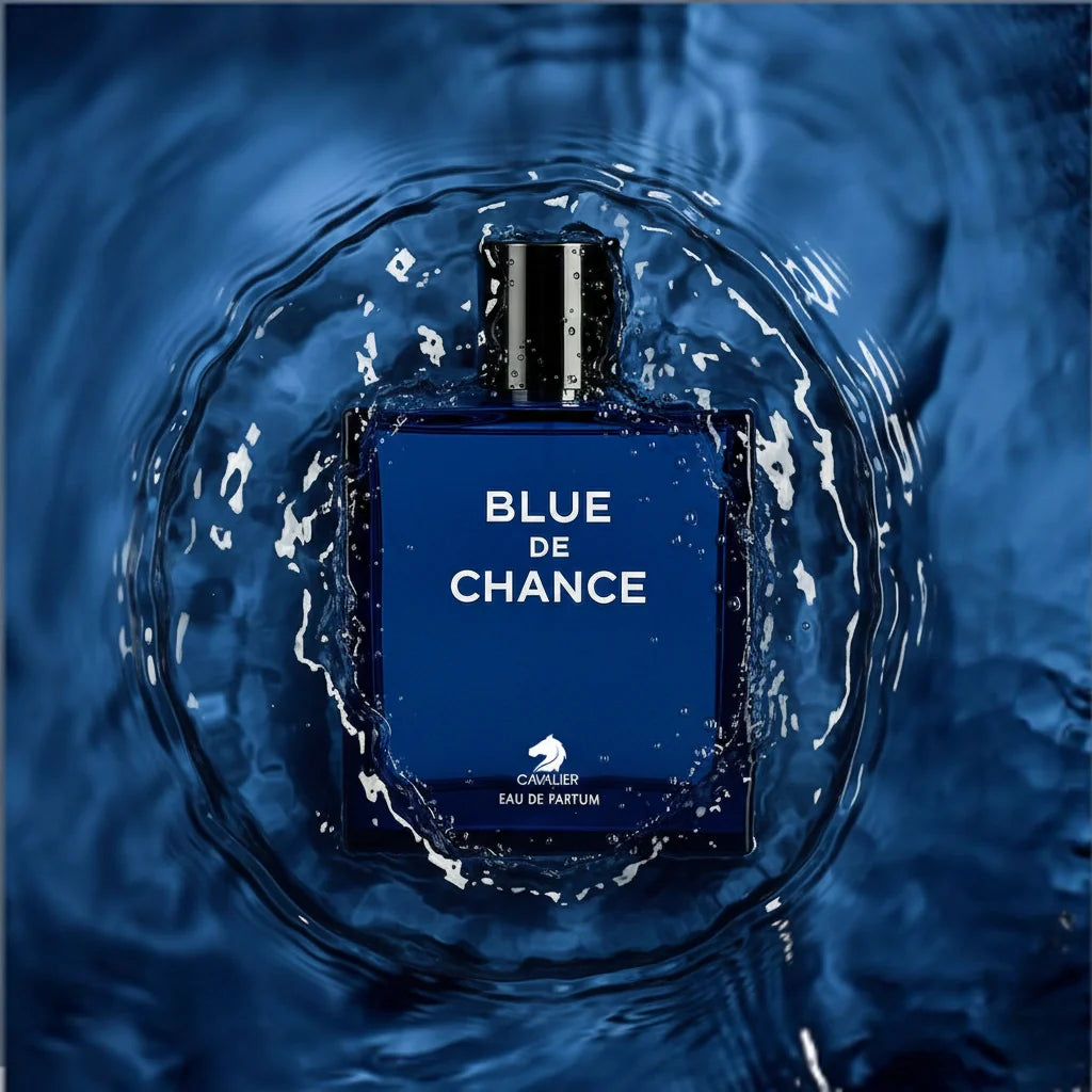 Blue De Chance EDP 90ml – Woody Aromatic Men's Fragrance | Citrus, Sandalwood & Incense | Long-Lasting