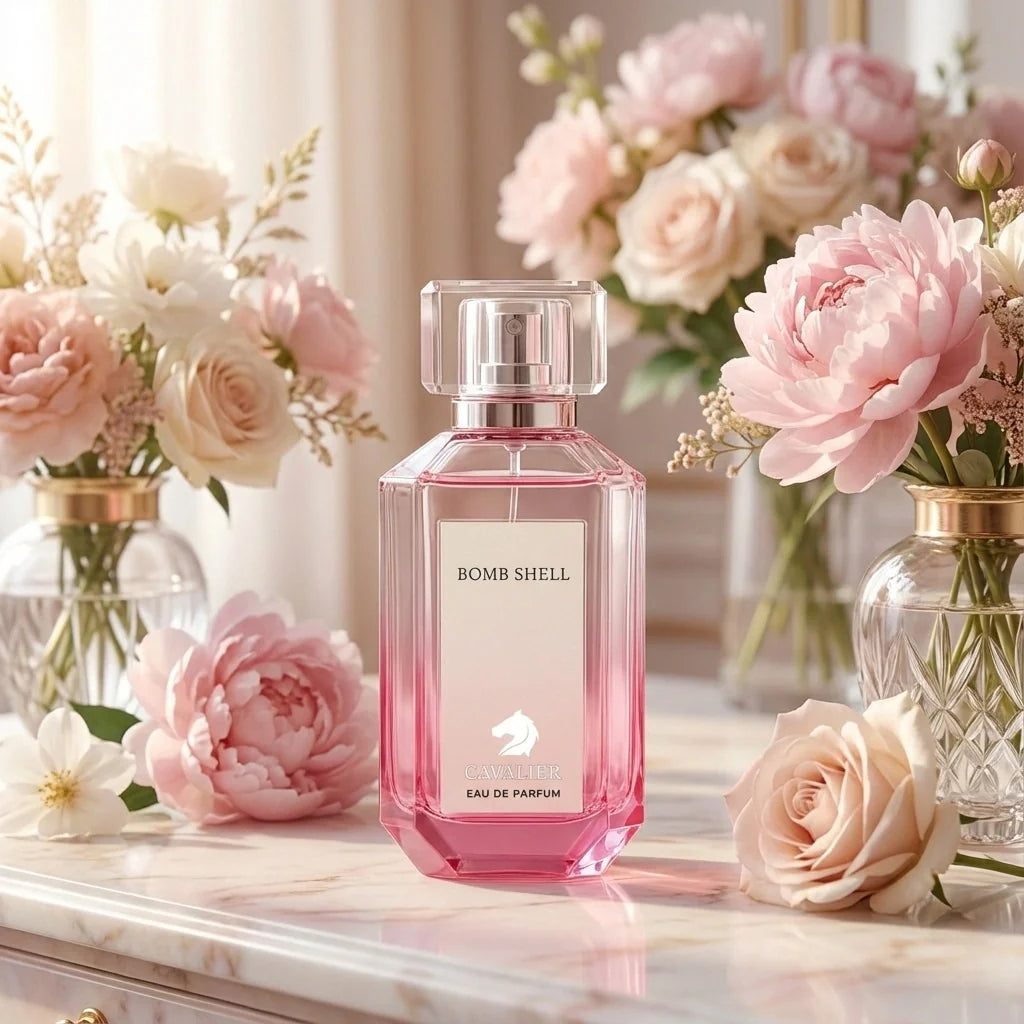 Bomb Shell Eau de Parfum – Floral Fruity Fragrance for Women | Long-Lasting Fruity Perfume | Women's Luxury Perfume | Sparkling Passion Fruit Pineapple Orchid Scent 100ml