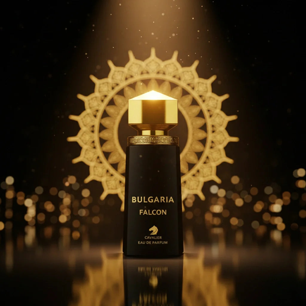 Bulgaria Falcon Eau de Parfum – Oriental Woody Fragrance for Men | Long-Lasting Oud Musk Perfume | Smoky Woody Perfume | Majestic Royal Oud Black Musk Scent 100ml