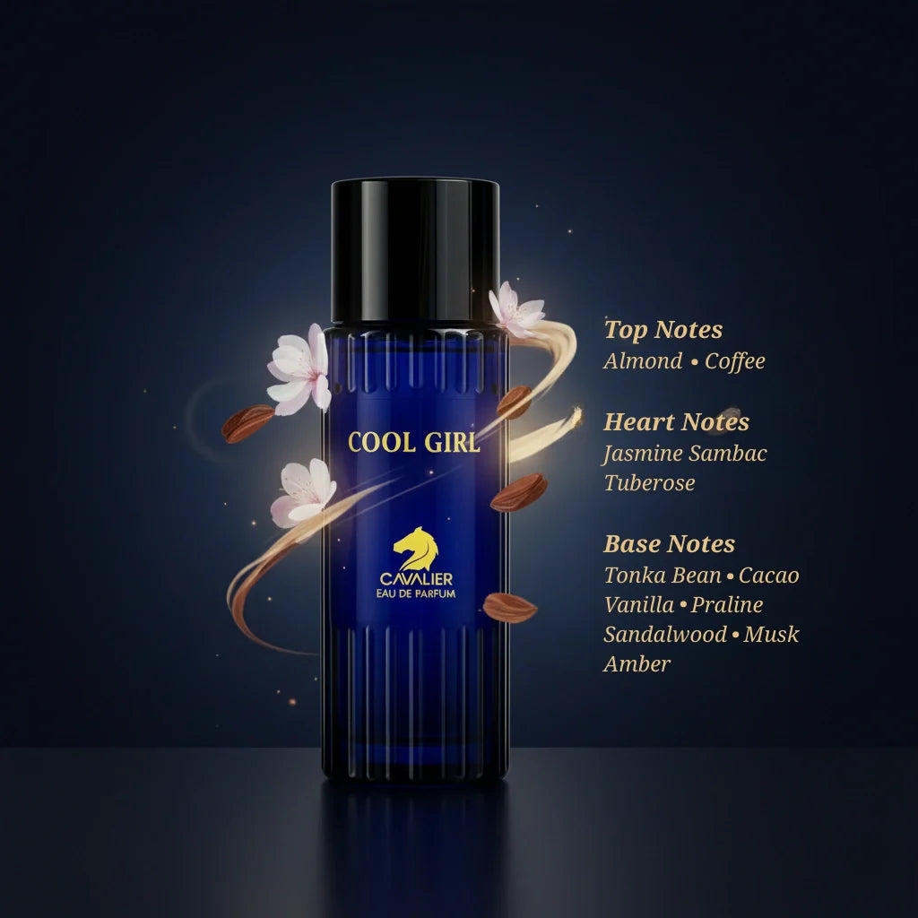 COOL GIRL EAU DE PARFUM (100ml) | Intense Floral Gourmand Fragrance for Women | Bold Coffee Tuberose Praline Vanilla Scent