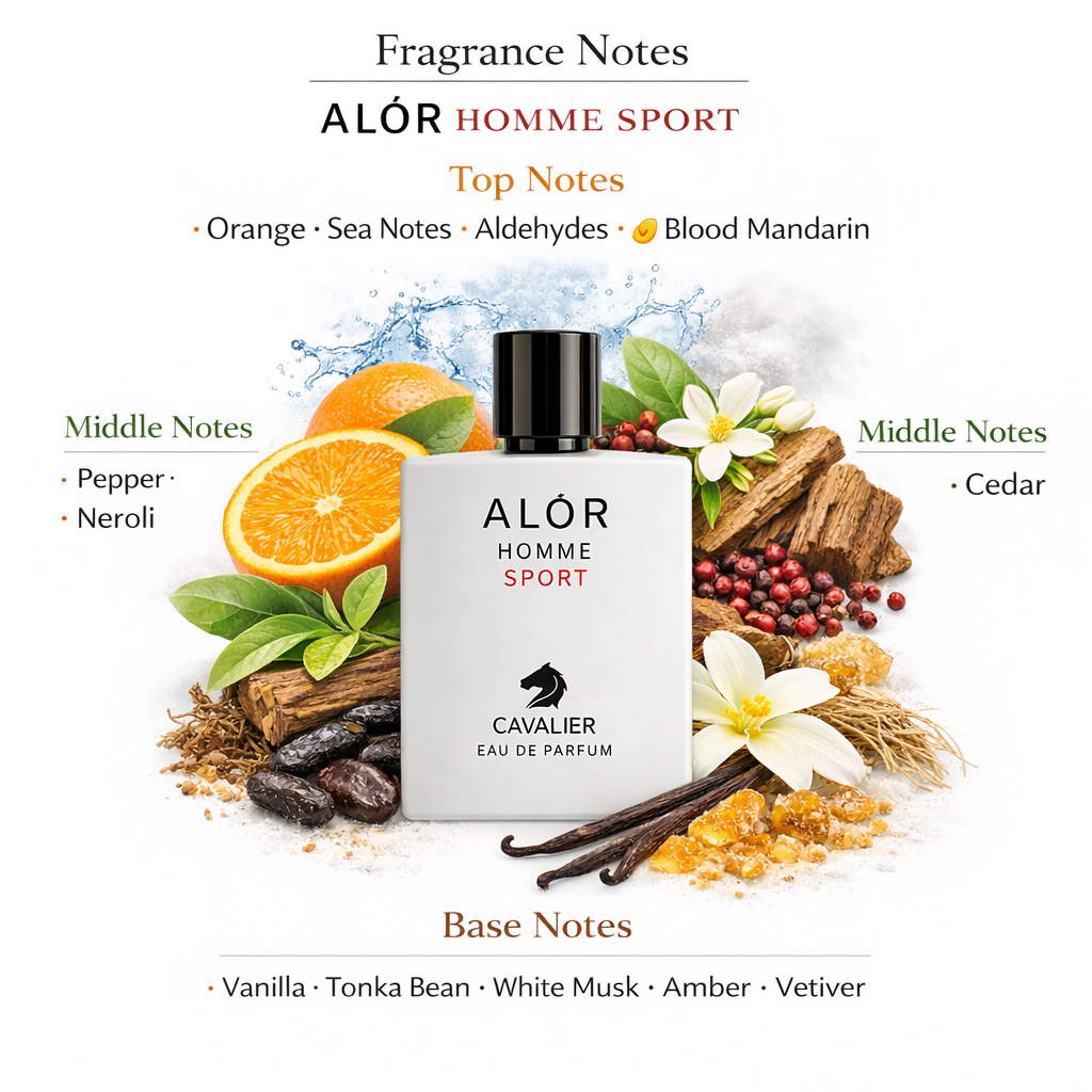 Alor Homme Sport I EDP 100ml – Fresh Aquatic Perfume for Men