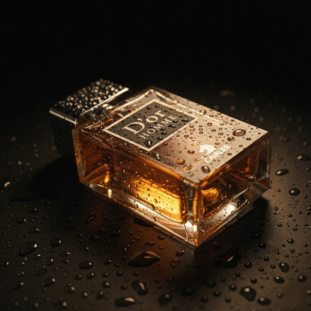 D’OR HOMME EAU DE PARFUM (100ml) | Woody Musk Fragrance for Men | Long-Lasting Cedarwood Vetiver and White Musk Scent