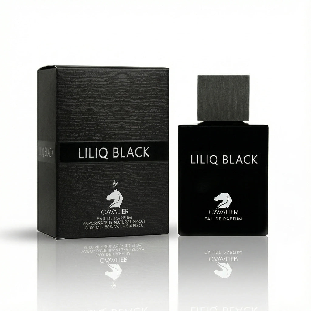 Liliq Black Eau de Parfum – Dark Woody Musk Perfume | Long-Lasting Woody Musk Fragrance | For Men | Smoky Vetiver Fragrance | Deep Woods Perfume 100ml