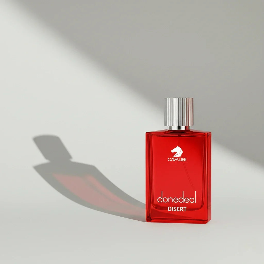 Donedeal Disert Eau de Parfum – Bold Woody Fragrance for Men | Long-Lasting Spicy Woody Perfume | Passionate Men's Cologne | Men's Luxury Cologne | Magnetic Apple Lemon Rose Vanilla Musk Scent 100ml