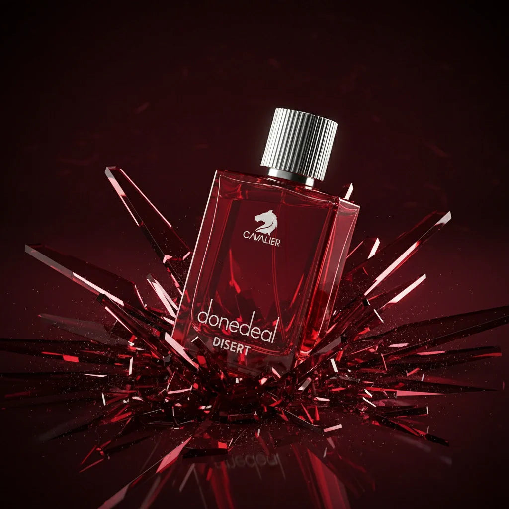 Donedeal Disert Eau de Parfum – Bold Woody Fragrance for Men | Long-Lasting Spicy Woody Perfume | Passionate Men's Cologne | Men's Luxury Cologne | Magnetic Apple Lemon Rose Vanilla Musk Scent 100ml