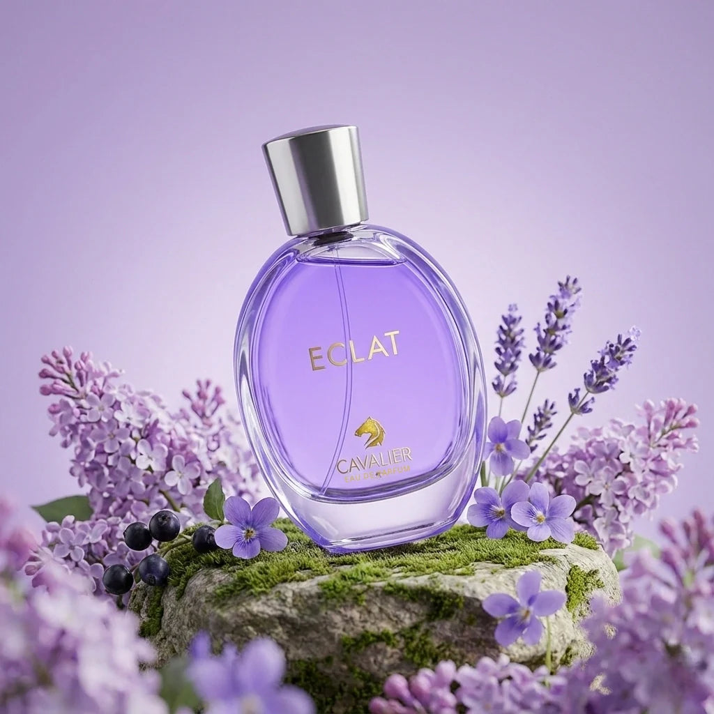 ECLAT EAU DE PARFUM (100ml) | Soft Floral Musk Perfume | Long-Lasting Elegant Scent with Fresh Lilac, Peony, and Amber