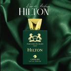Hilton Eau de Parfum – Woody Aromatic Fragrance for Men | Long-Lasting Woody Perfume | Rich Oud Woody Perfume | Men's Luxury Cologne | Distinguished Sage Oud Scent 100ml