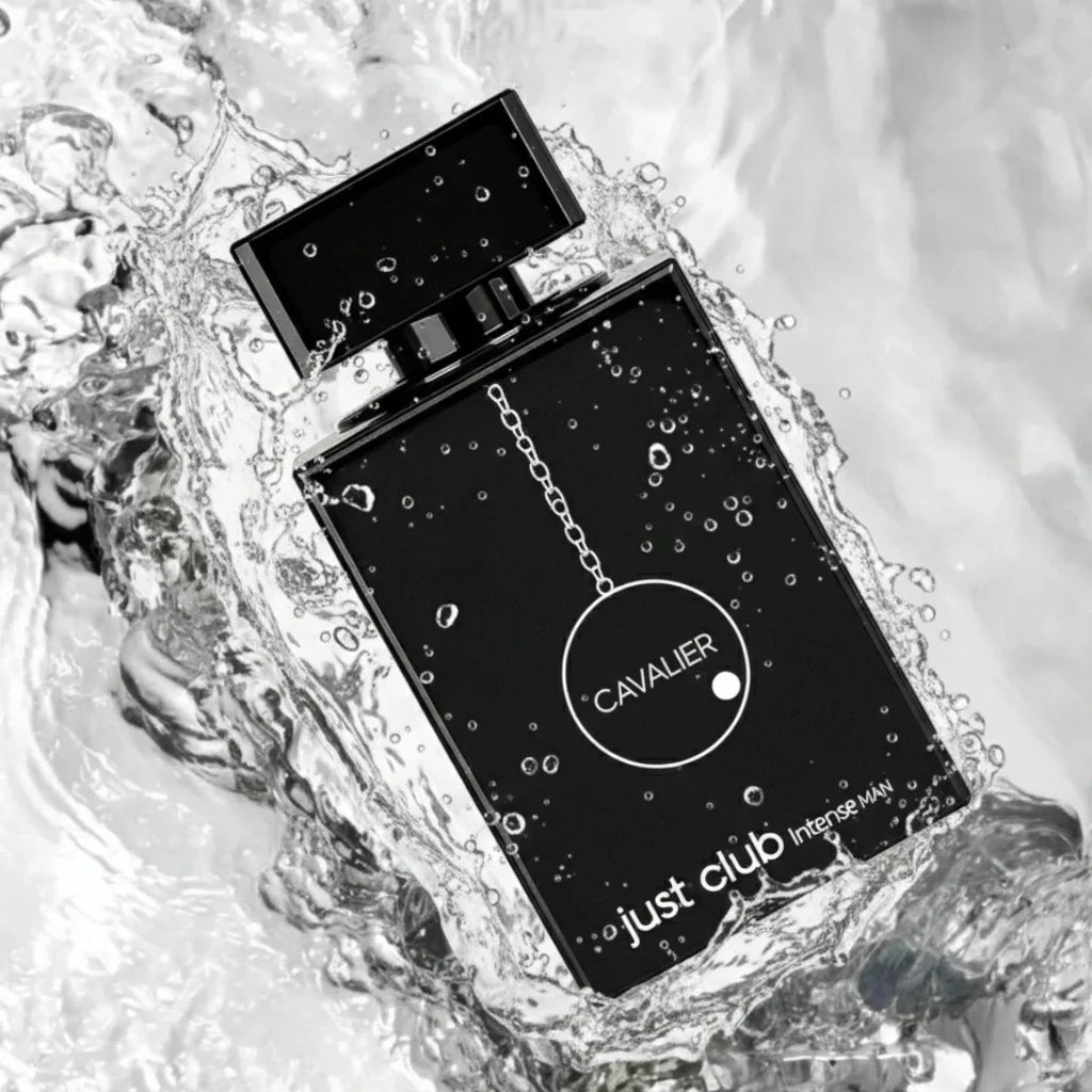 Just Club Eau de Parfum – Floral Fruity Fragrance for Men | Long-Lasting Intense Fragrance | Dark Smoky Leather Perfume | Powerful Blackcurrant Musk Scent 100ml