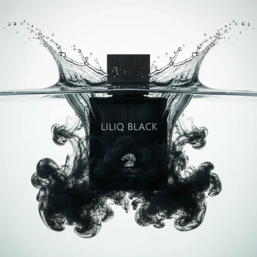 Liliq Black Eau de Parfum – Dark Woody Musk Perfume | Long-Lasting Woody Musk Fragrance | For Men | Smoky Vetiver Fragrance | Deep Woods Perfume 100ml
