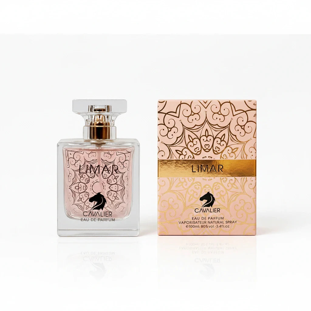 Limar Eau de Parfum – Floral Woody Musk Fragrance for Women | Long-Lasting White Floral Perfume | Romantic Cedarwood Perfume | Elegant Jasmine Gardenia Tuberose Scent 100ml