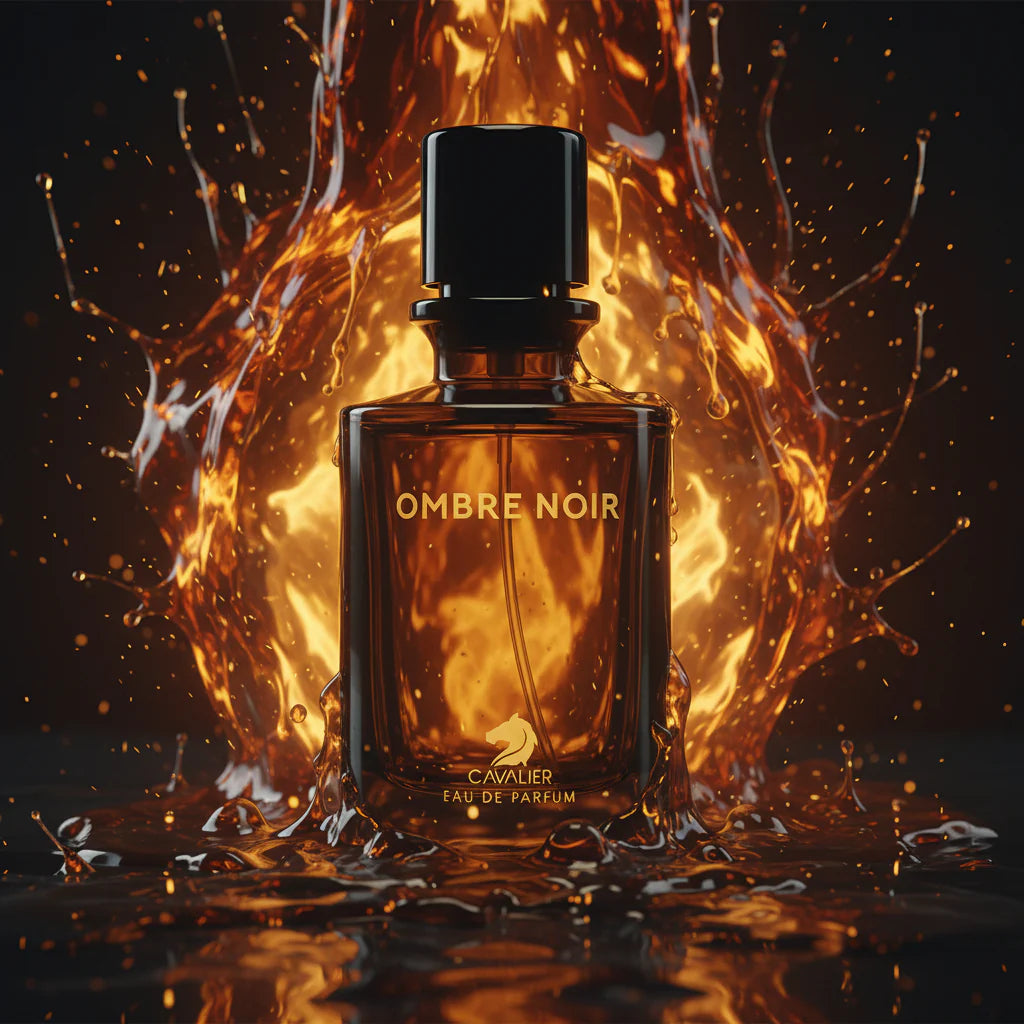 Ombre Noir Eau de Parfum – Long-Lasting Oud Perfume for Men & Women | Warm Spicy Fragrance | Unisex Oriental Perfume | Smoky Sandalwood Amber Scent | Luxury Evening Fragrance 100ml