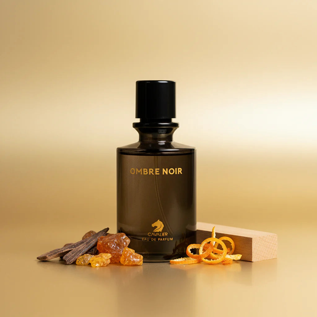 Ombre Noir Eau de Parfum – Long-Lasting Oud Perfume for Men & Women | Warm Spicy Fragrance | Unisex Oriental Perfume | Smoky Sandalwood Amber Scent | Luxury Evening Fragrance 100ml