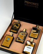 MEMORIES COLLECTION GIFT SET 5 x 50ML AFRICAN LEATHER, ITALIAN LEATHER, ARABIAN LEATHER, MARFA, TAMARINDO