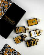 MEMORIES COLLECTION GIFT SET 5 x 50ML AFRICAN LEATHER, ITALIAN LEATHER, ARABIAN LEATHER, MARFA, TAMARINDO