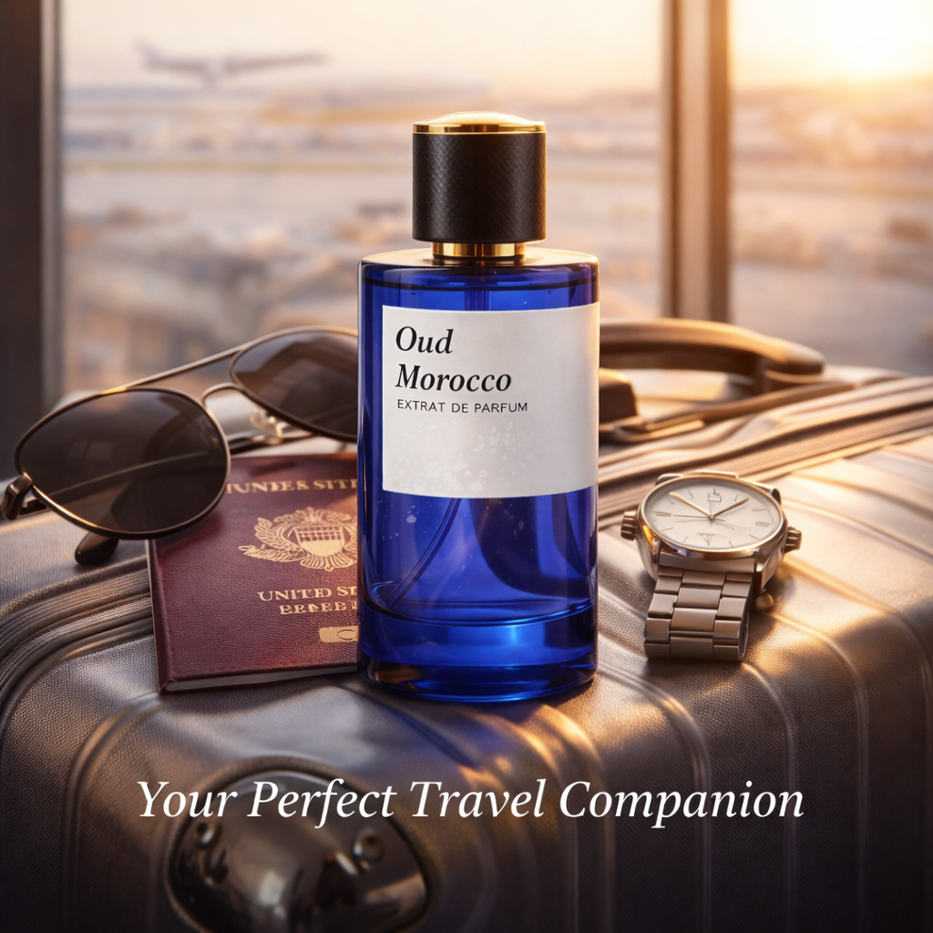 Oud Morocco – 100ml Eau de Parfum | Fresh Citrus & Woody Amber Fragrance for Men