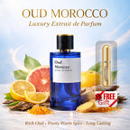 Oud Morocco Fresh Citrus Woody Amber Fragrance for Men Free Gift Atomizer 1