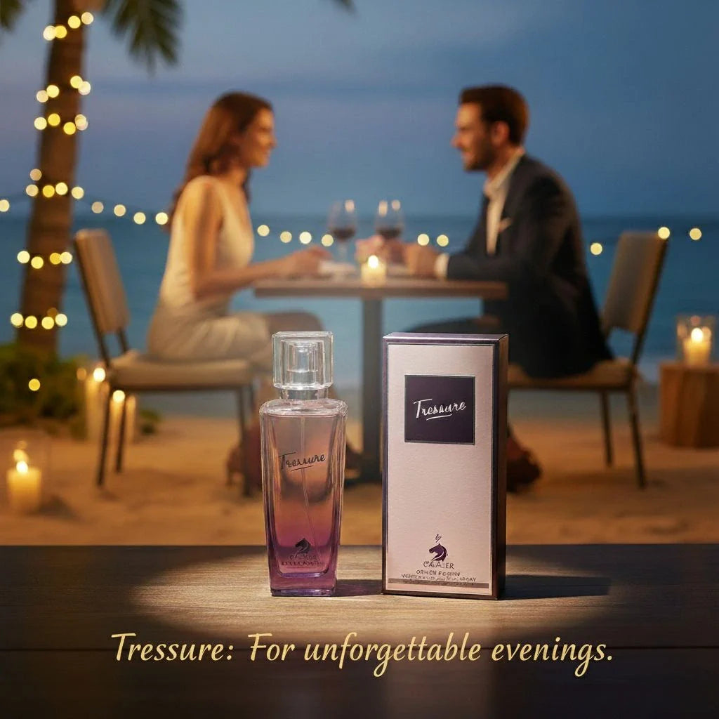 Tressure Eau de Parfum – Elegant Floral Amber Perfume | Long-Lasting Women’s Scent | Soft Floral Warm Amber Fragrance | Feminine Romantic Perfume 100ml