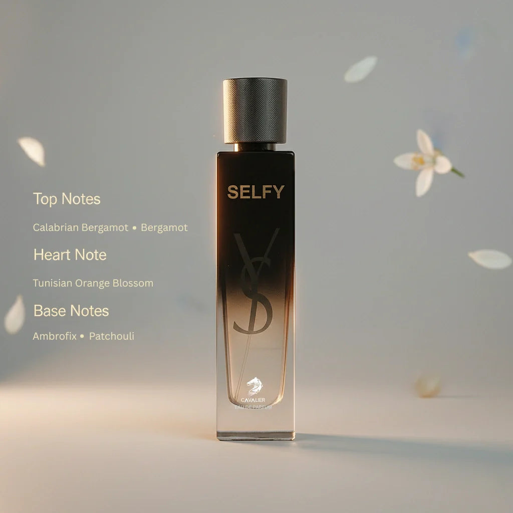 Selfy Eau de Parfum – Aromatic Woody Fragrance for Men | Long-Lasting Modern Masculine Perfume | Sophisticated Citrus Perfume | Powerful Bergamot Orange Blossom Ambrofix Patchouli Scent 100ml