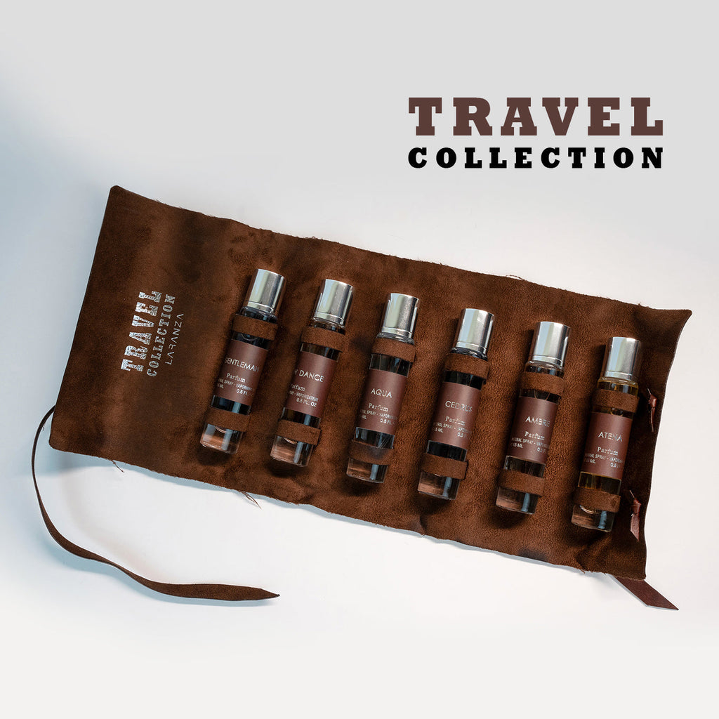 TRAVEL COLLECTION PERFUME GIFT SET EAU DE PARFUM MEN (6 X 15ML)