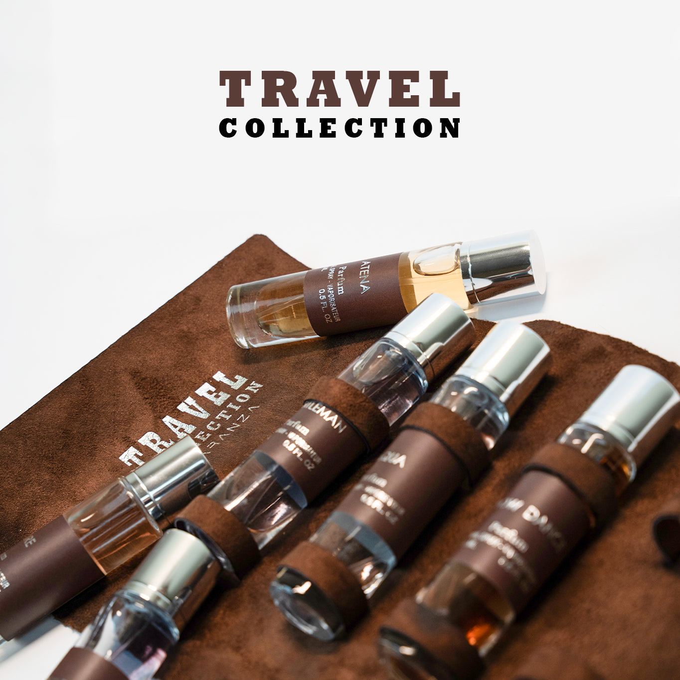 TRAVEL COLLECTION PERFUME GIFT SET EAU DE PARFUM MEN (6 X 15ML)