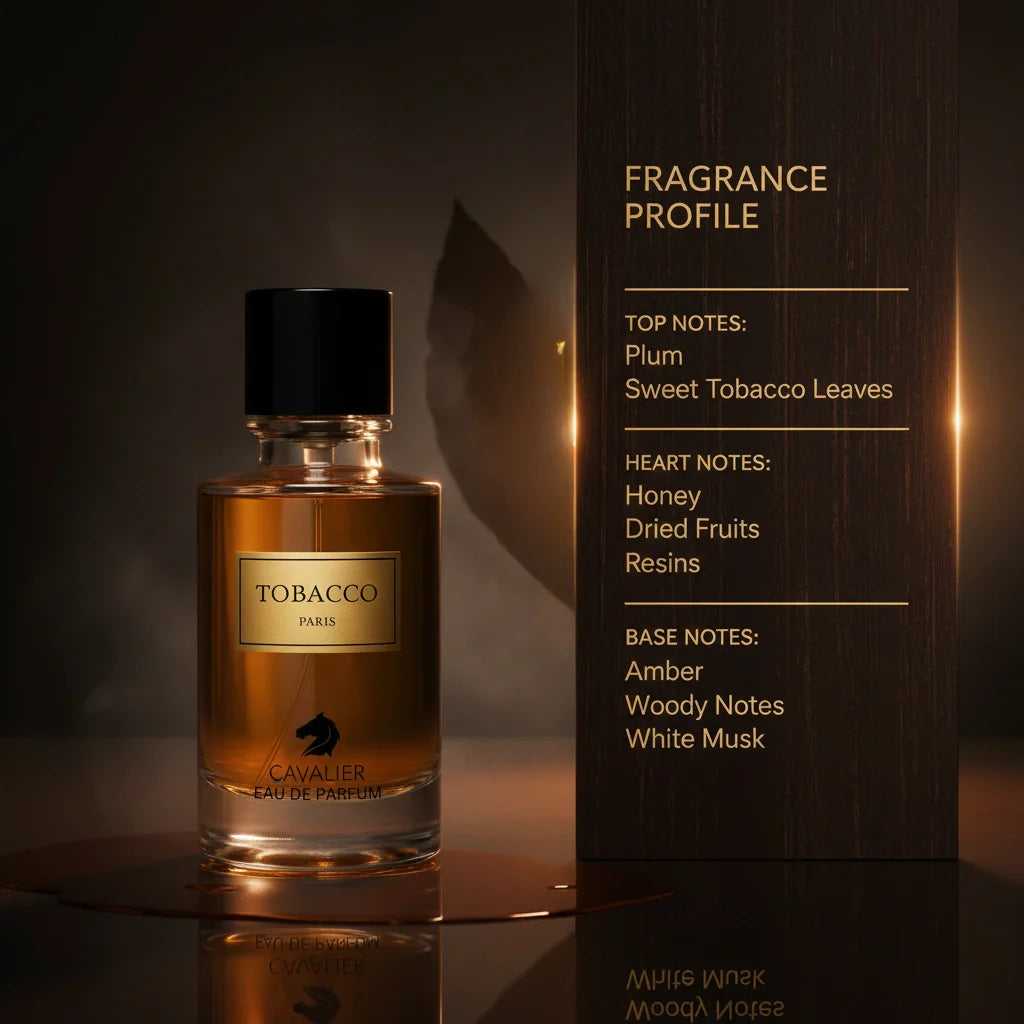 Tobacco Paris Eau de Parfum – Oriental Fragrance for Women and Men | Long-Lasting Perfume | Luxury Perfume | Rich Plum Amber Scent 100ml